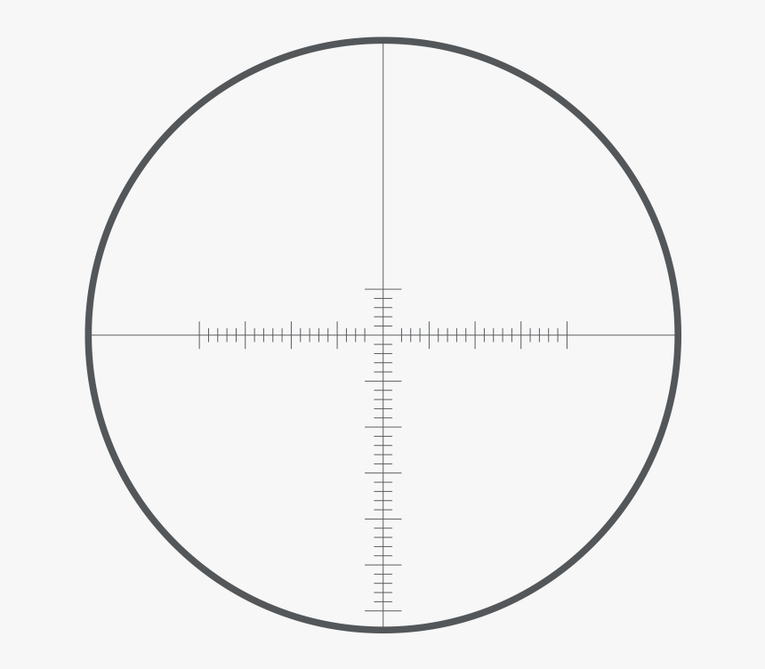 Bushnell Nitro Rifle Scope 6-24x 50mm Ffp Deploy Moa - Circle Maps Blank, HD Png Download