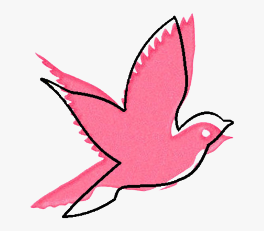 Pigeons And Doves Clipart , Png Download - Bird Outline, Transparent Png