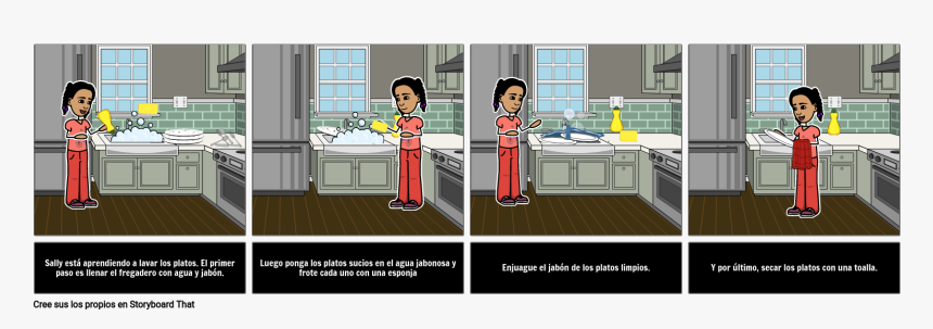 Cómo Lavar Los Platos 
 Style Max-width - History, HD Png Download