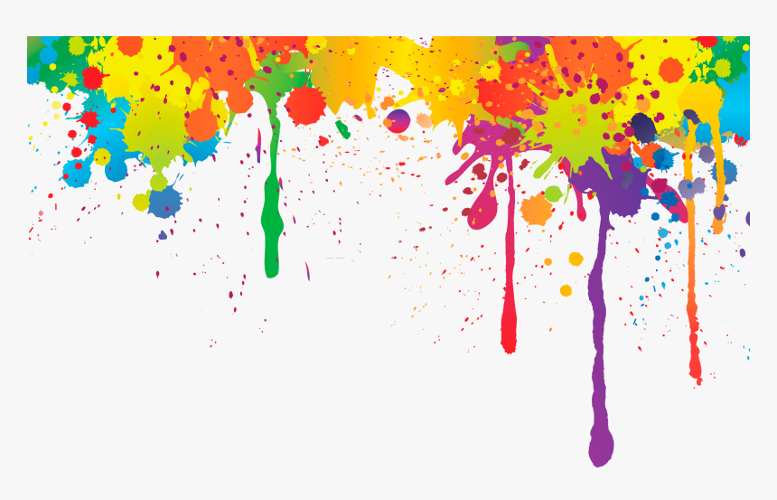 Watercolor Color Splash Png , Png Download - Transparent Paint Splatter Png, Png Download