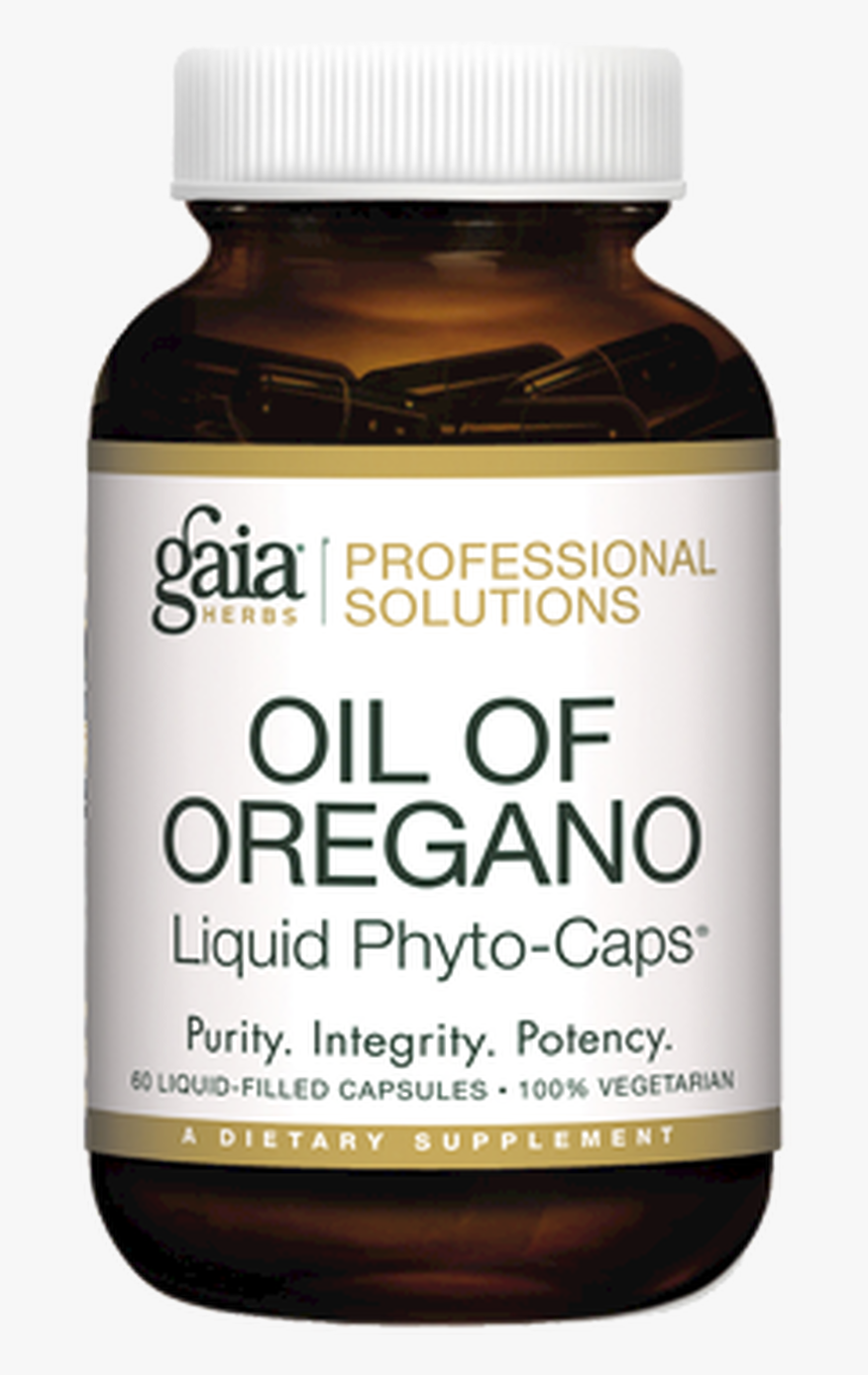 Gaia Oil Of Oregano 60 Vegcaps - Gaia Herbs, HD Png Download