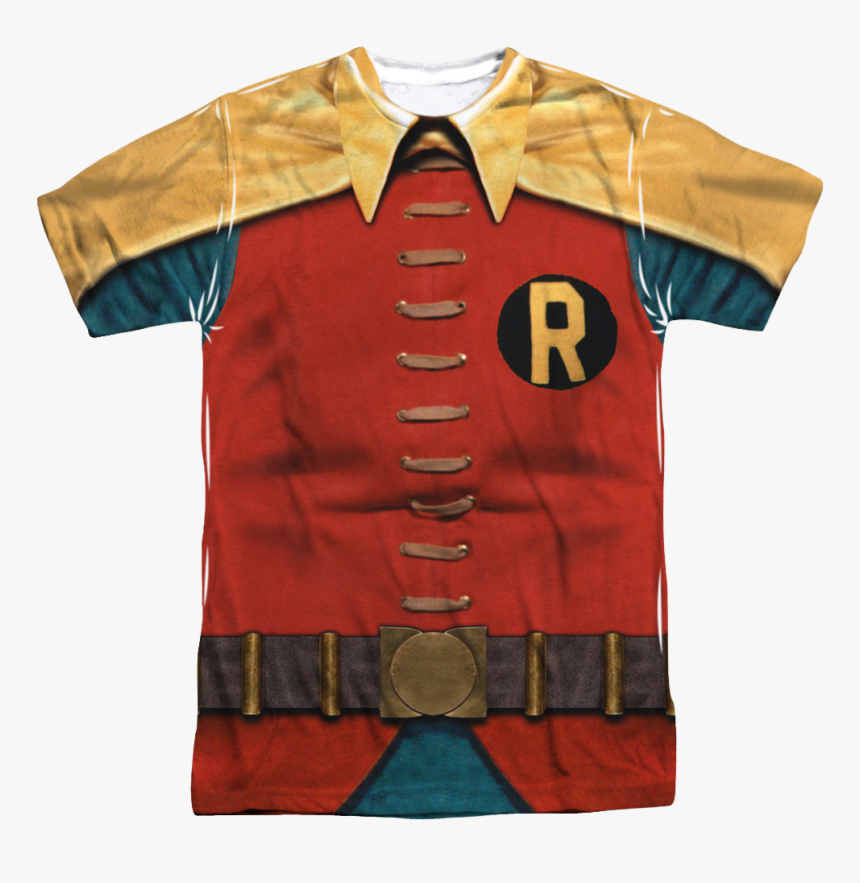 60s Robin Costume Shirt, HD Png Download