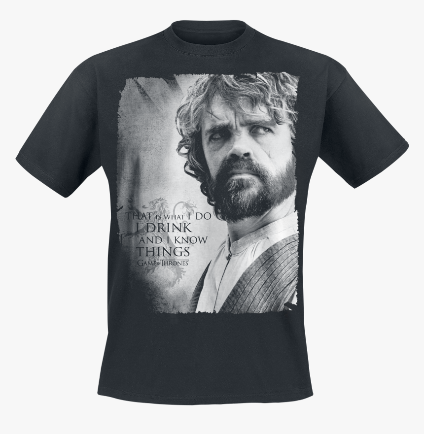 Game Of Thrones Tyrion T Shirt, HD Png Download