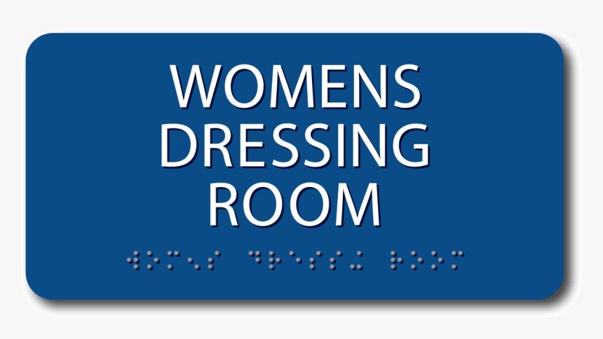 Women S Dressing Room Signs With Braille - Instituto Culinario De Caracas, HD Png Download