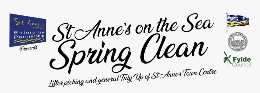 St Annes Spring Clean Logo - Fylde Council, HD Png Download