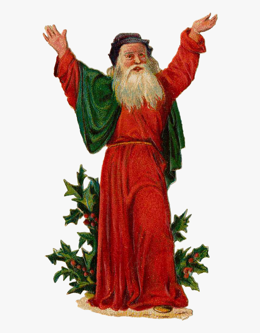 Vintage Victorian Christmas Clip Art, HD Png Download