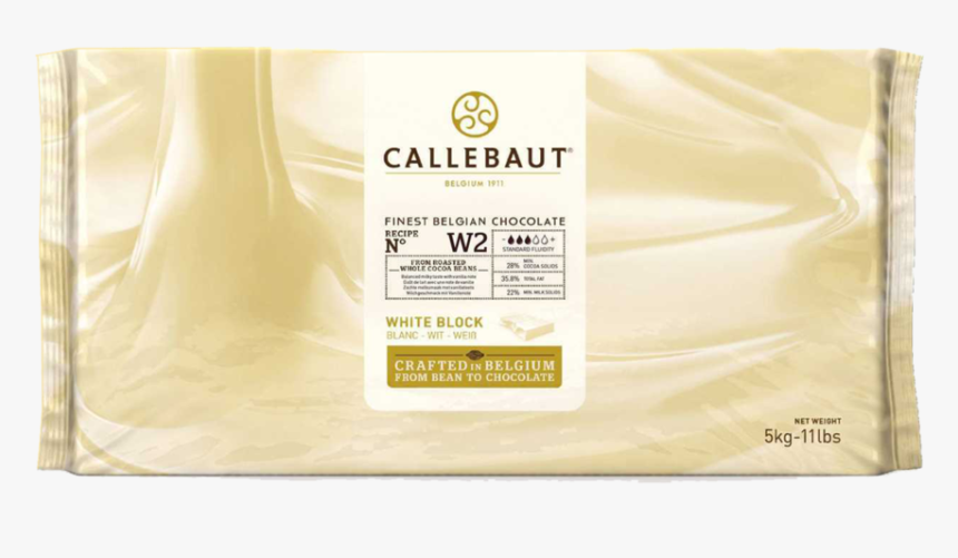 Callebaut 28% White Block 5 Kg - Chocolate White Kg Callebaut Block, HD Png Download