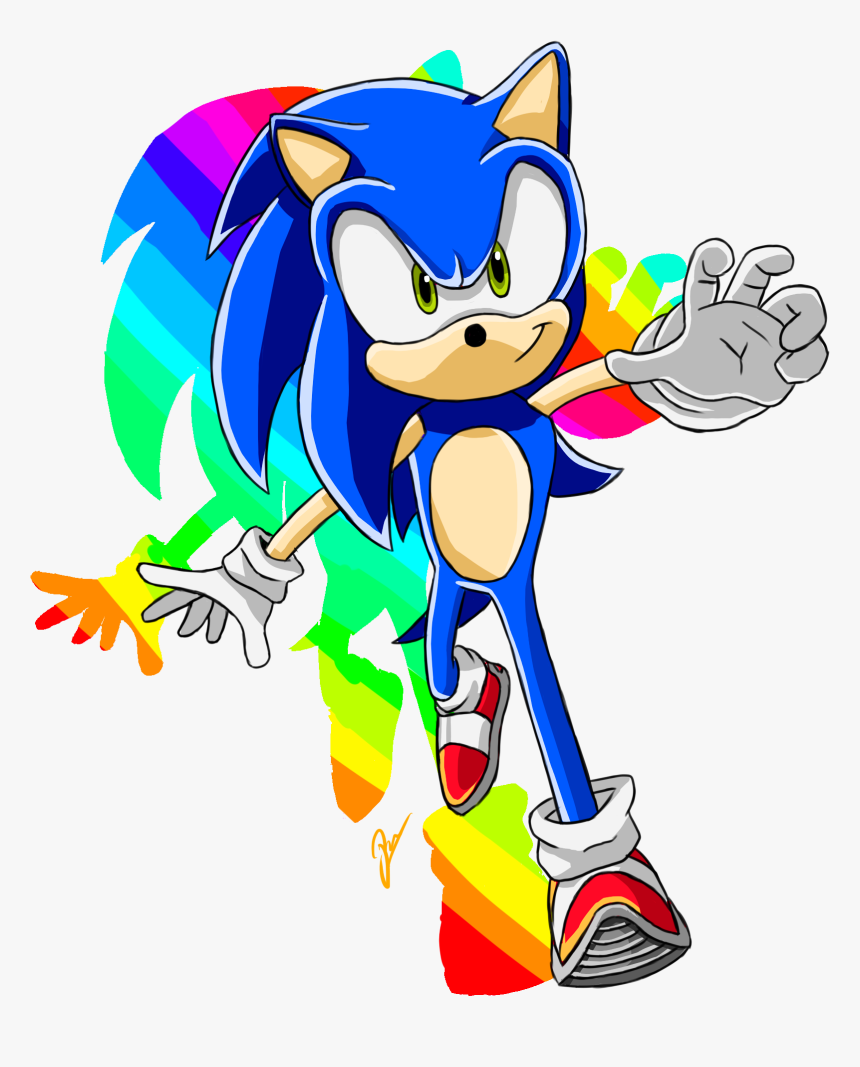 Sanic Drawing Paper - Cartoon, HD Png Download