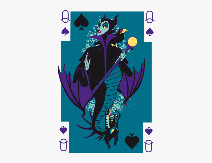 Maleficent Playing Card, HD Png Download
