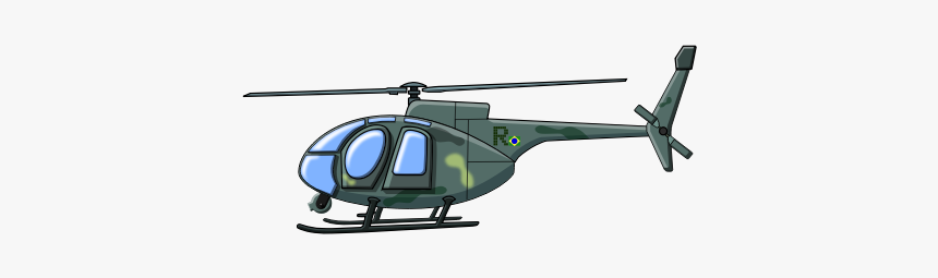 Helicopter In Blue Sky - Helicopter Clipart, HD Png Download