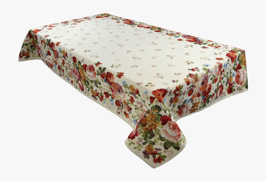 Emily Home Gobelin Flora Table Cloth - Tablecloth, HD Png Download