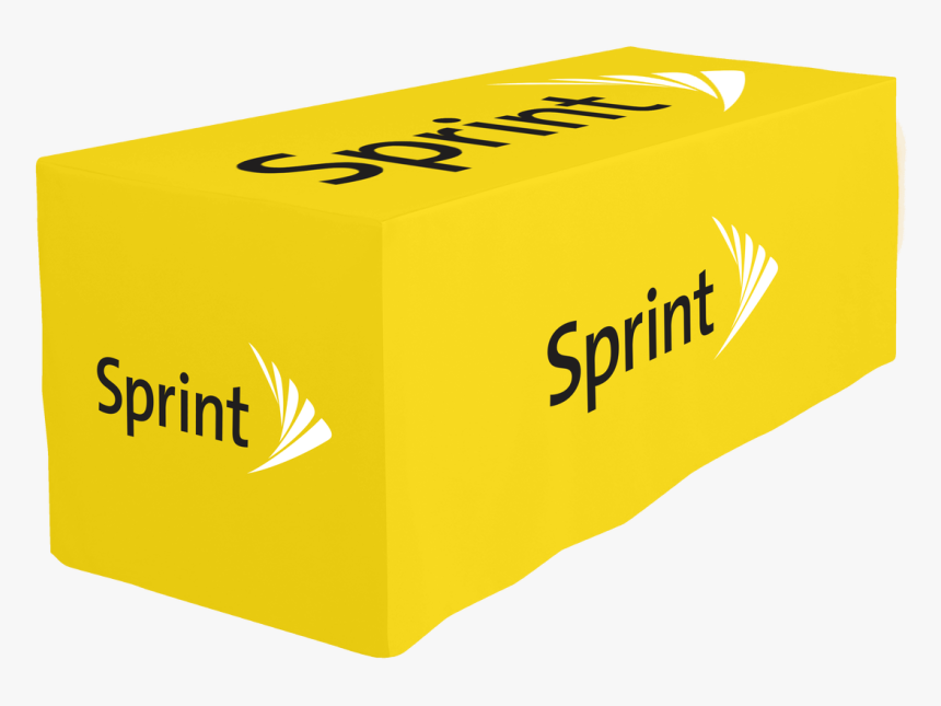 Sprint Fitted Table Cloth Yellow - Box, HD Png Download