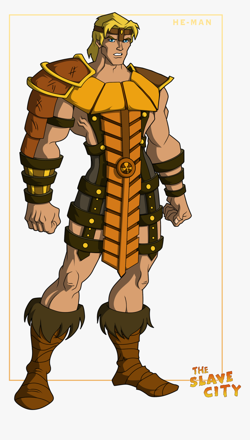 Slavery Clipart Sad - Cartoon He Man Drawings, HD Png Download