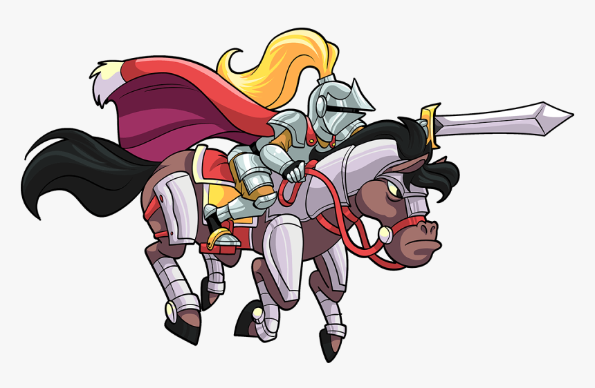 Silvershield Knight - Cartoon, HD Png Download