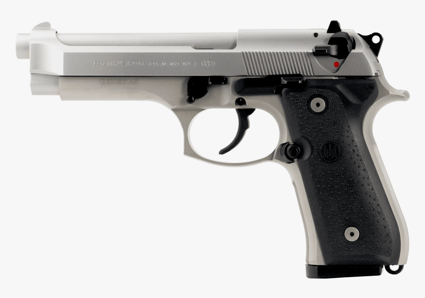 Beretta 92fs Nickel, HD Png Download