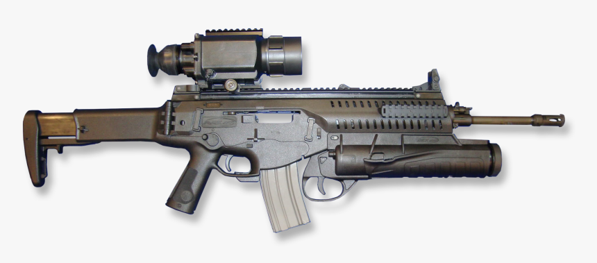 Beretta Ar With Thermal Sight And Grenade Launcher - Assault Rifle, HD Png Download