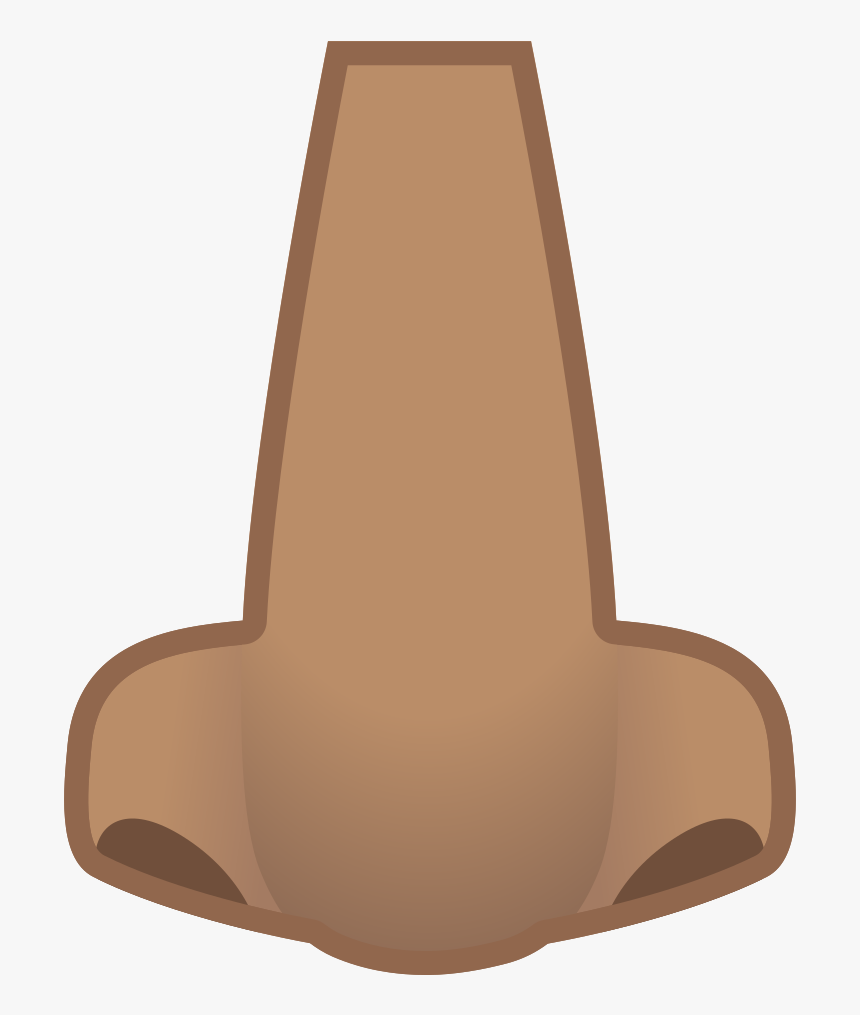 Nose Medium Skin Tone Icon - Nose Body Parts Png, Transparent Png