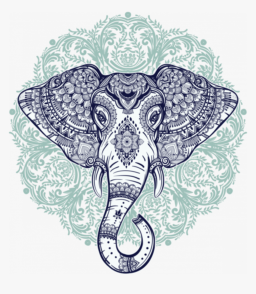 Transparent Elephant Mandala Png - Elephant Mandala, Png Download