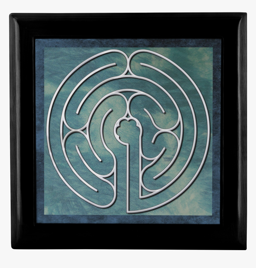 Medieval Labyrinth Jewelry Box In Red Mahogany, Golden - Pisa, HD Png Download