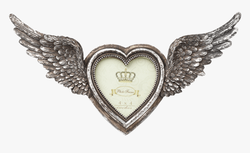 Winged Heart Photo Frame - Picture Frame, HD Png Download