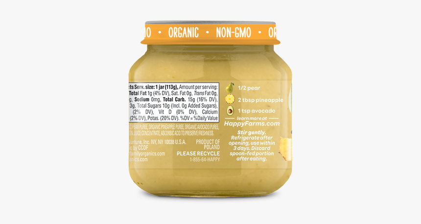 Pears, Pineapple & Avocado 
 Class Fotorama Img 
 Aria-hidden - Ghee, HD Png Download