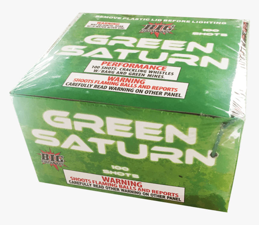 Green Saturn - Box, HD Png Download