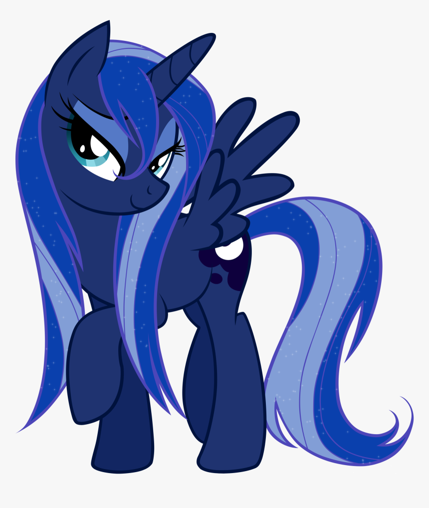 Wet Mane Princess Luna By Mrdaviez - Mlp Luna Wet Mane, HD Png Download
