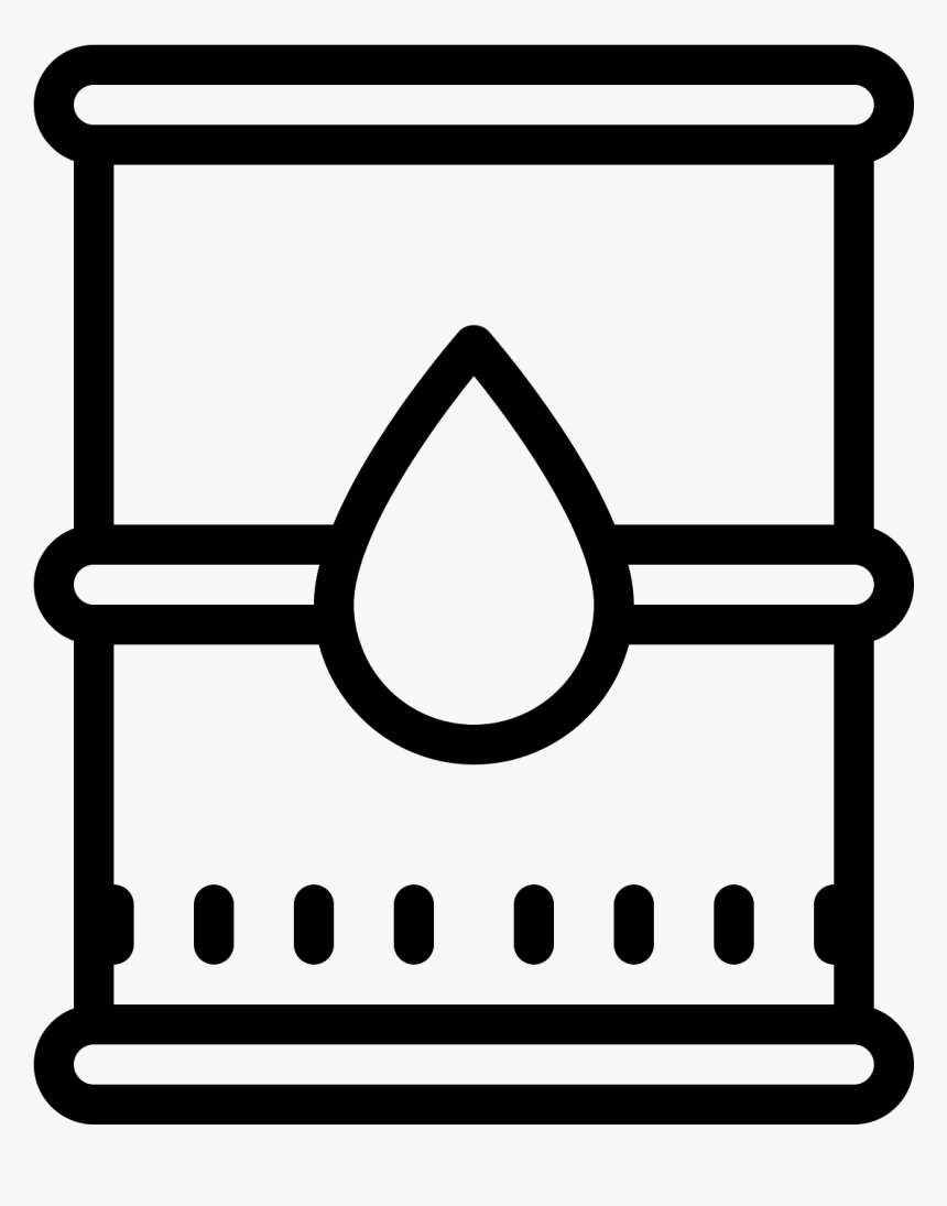 This Icon Is A Simple Drawing Of An Oil Barrel - Icon Commodity, HD Png Download