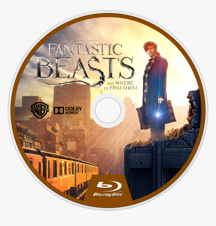Image Id - - Fantastic Beast And Where To Find Them Bluray Disc, HD Png Download