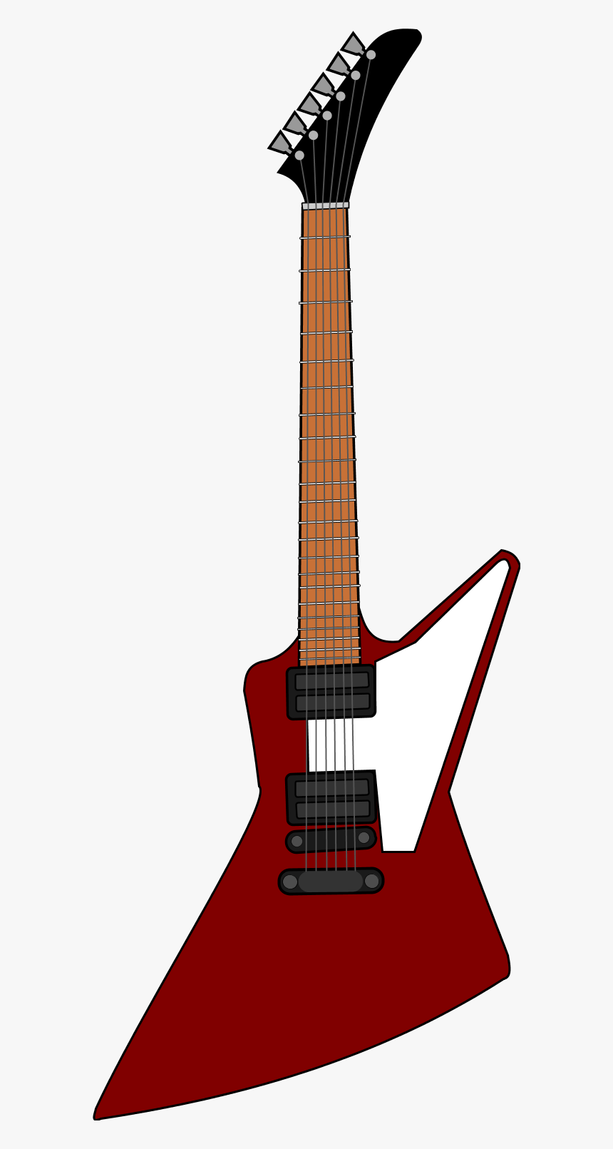 Electric Guitar Clipart, HD Png Download