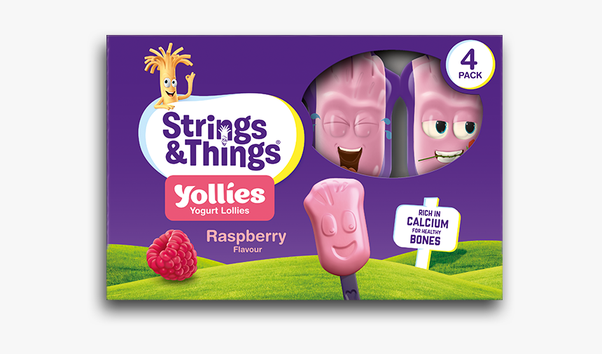 Yollies Raspberry Product Shot - Cheese String Yollies, HD Png Download