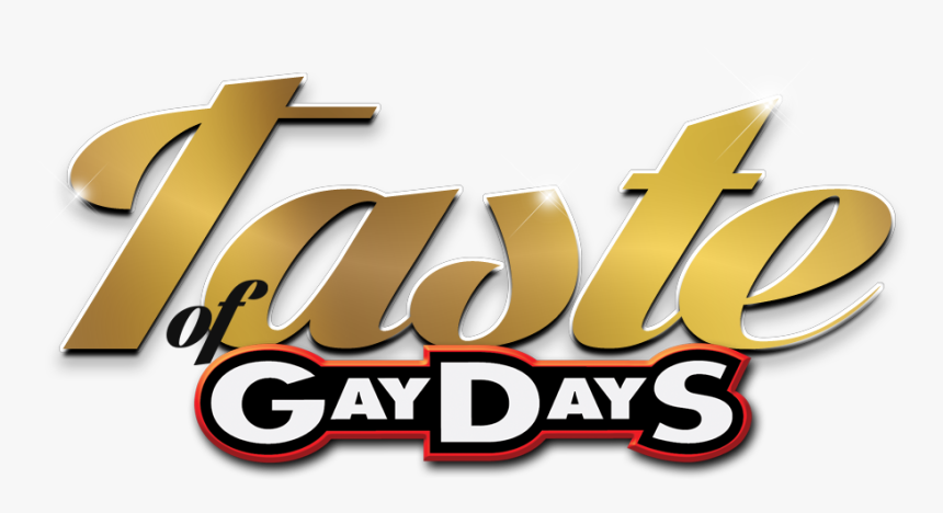 Taste Of Gay Days Logo - Graphic Design, HD Png Download