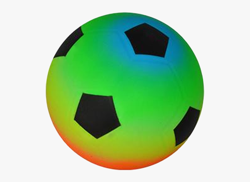 Neon Rainbow Soccer Ball 
 Title Neon Rainbow Soccer - Rainbow Soccer Ball Png, Transparent Png