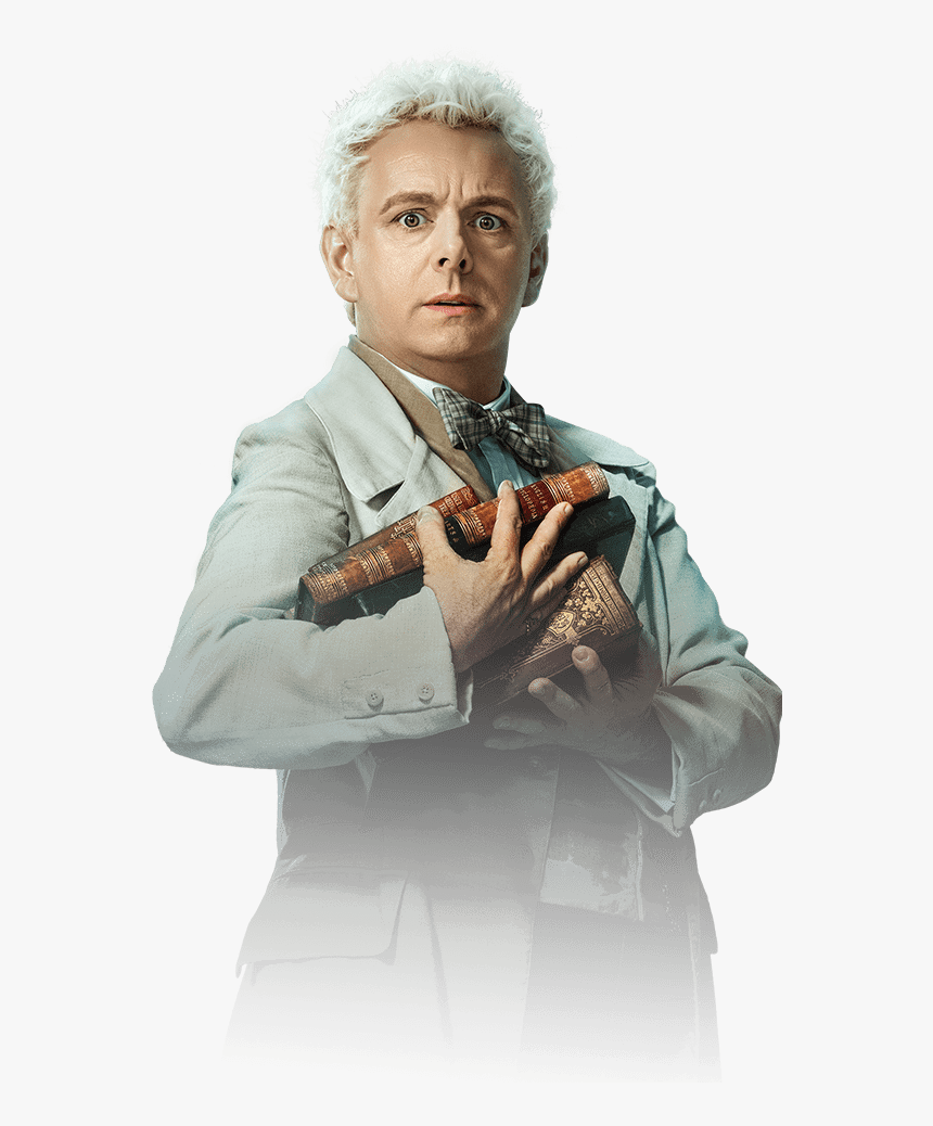 Aziraphale Good Omens Poster, HD Png Download