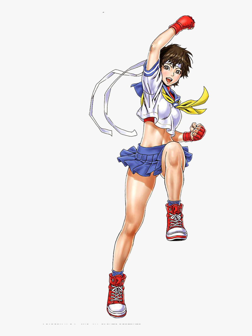 Sakura Street Fighter Png, Transparent Png