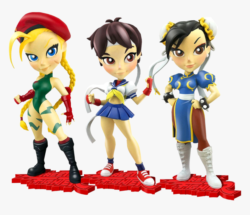 Street Fighter 7 Knock Outs Vinyl Statue S01 Assortment - Street Fighter Series Q Posket Chun Li -( Ver A, HD Png Download