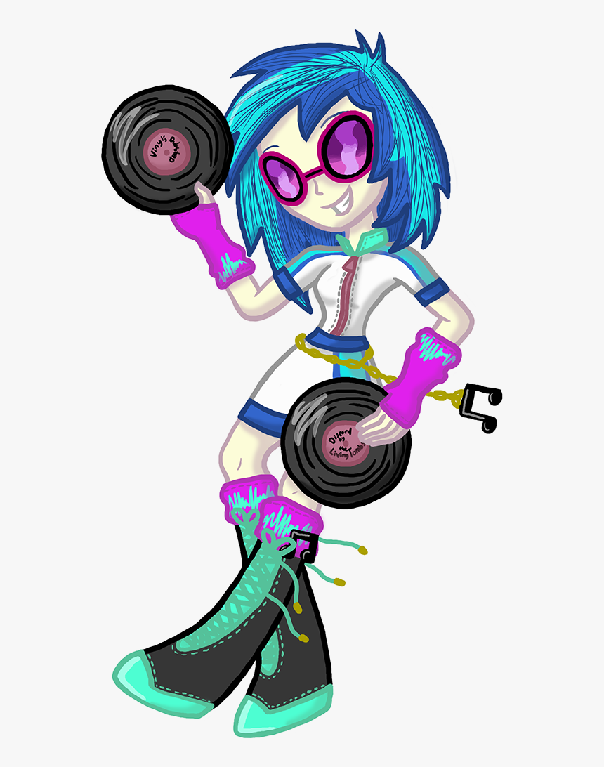 Vinyl Scratch Equestria Girl, HD Png Download