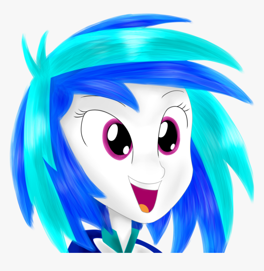 Happy Equestria Girl Vinyl Scratch By Dragonfoorm On - Cartoon, HD Png Download