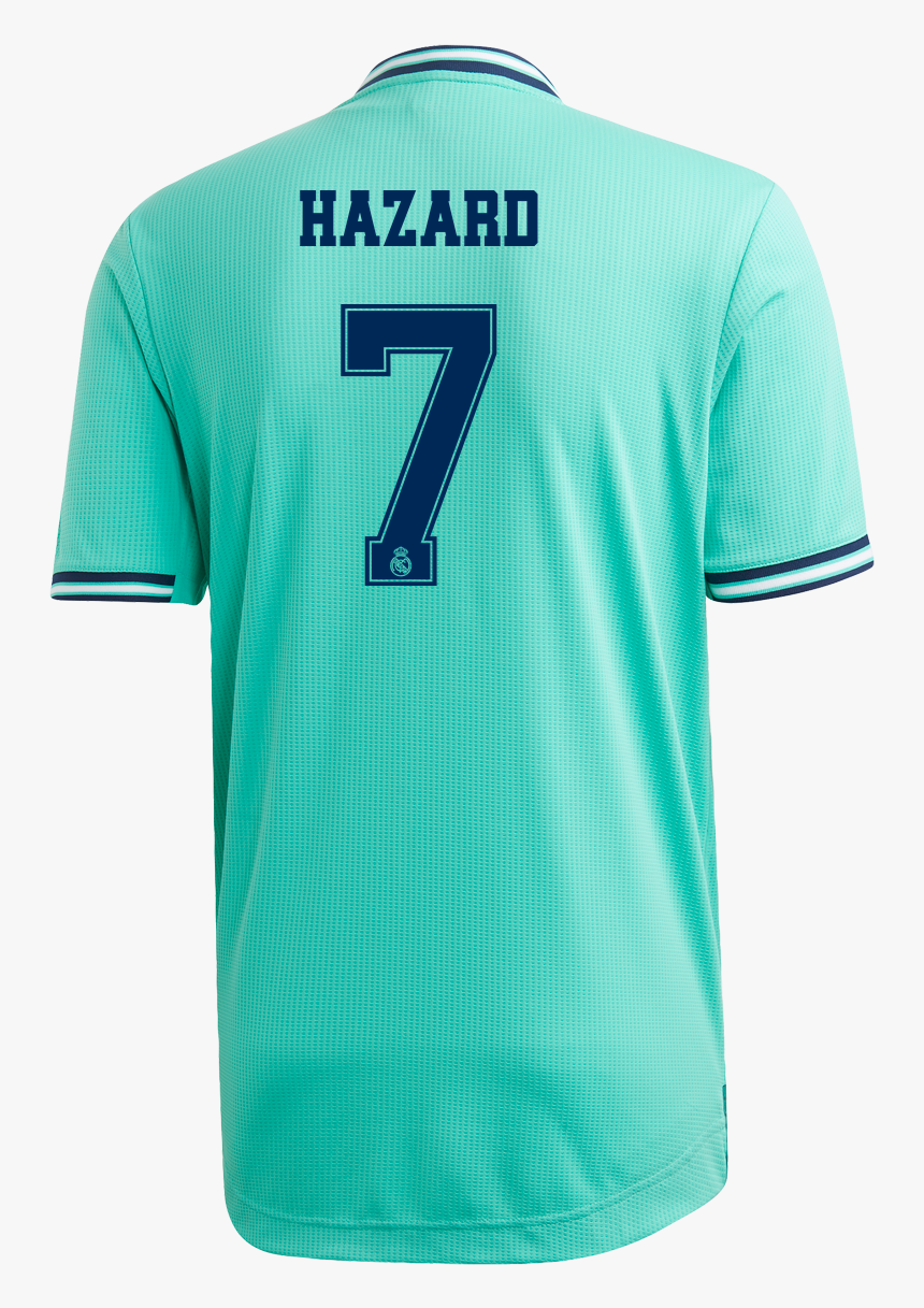 Hazard Real Madrid Jersey Back, HD Png Download