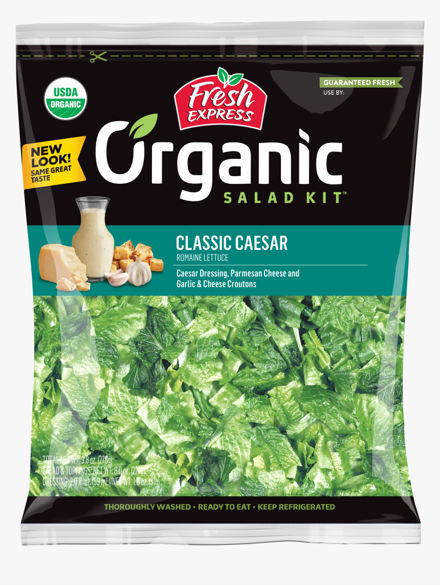 Classic Caesar Organic Salad Kit, HD Png Download