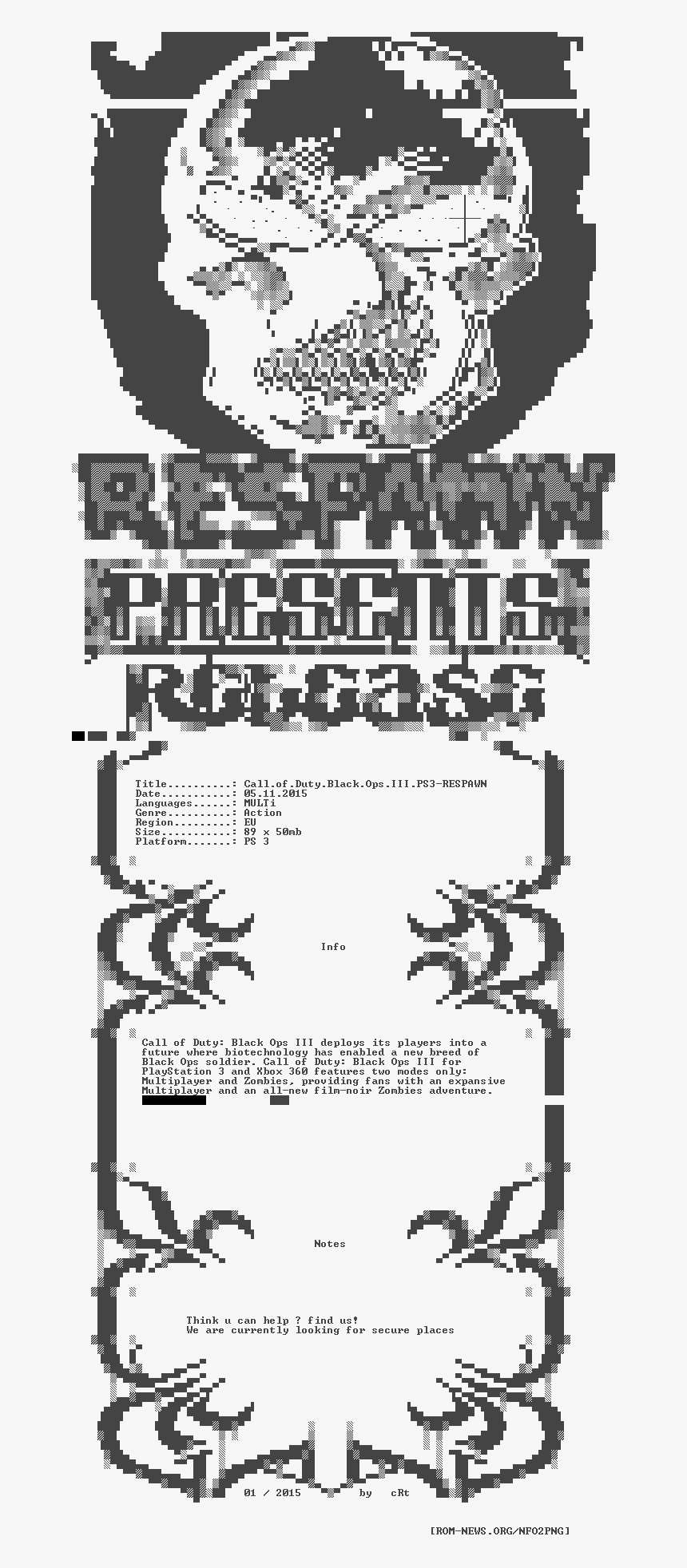 Call - Of - Duty - Black - Ops - Iii - Ps3-respawn - Poster, HD Png Download