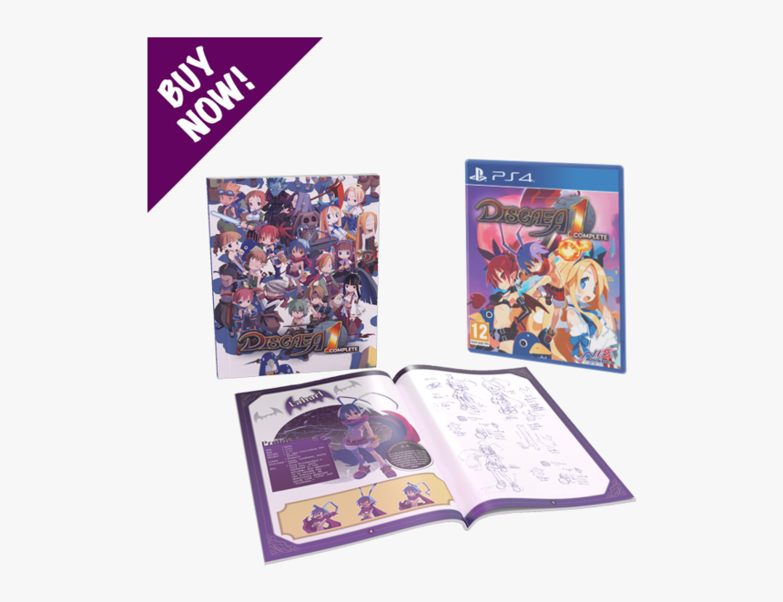 Disgaea 1 - Complete - Standard Edition - Ps4 - Playstation 4, HD Png Download