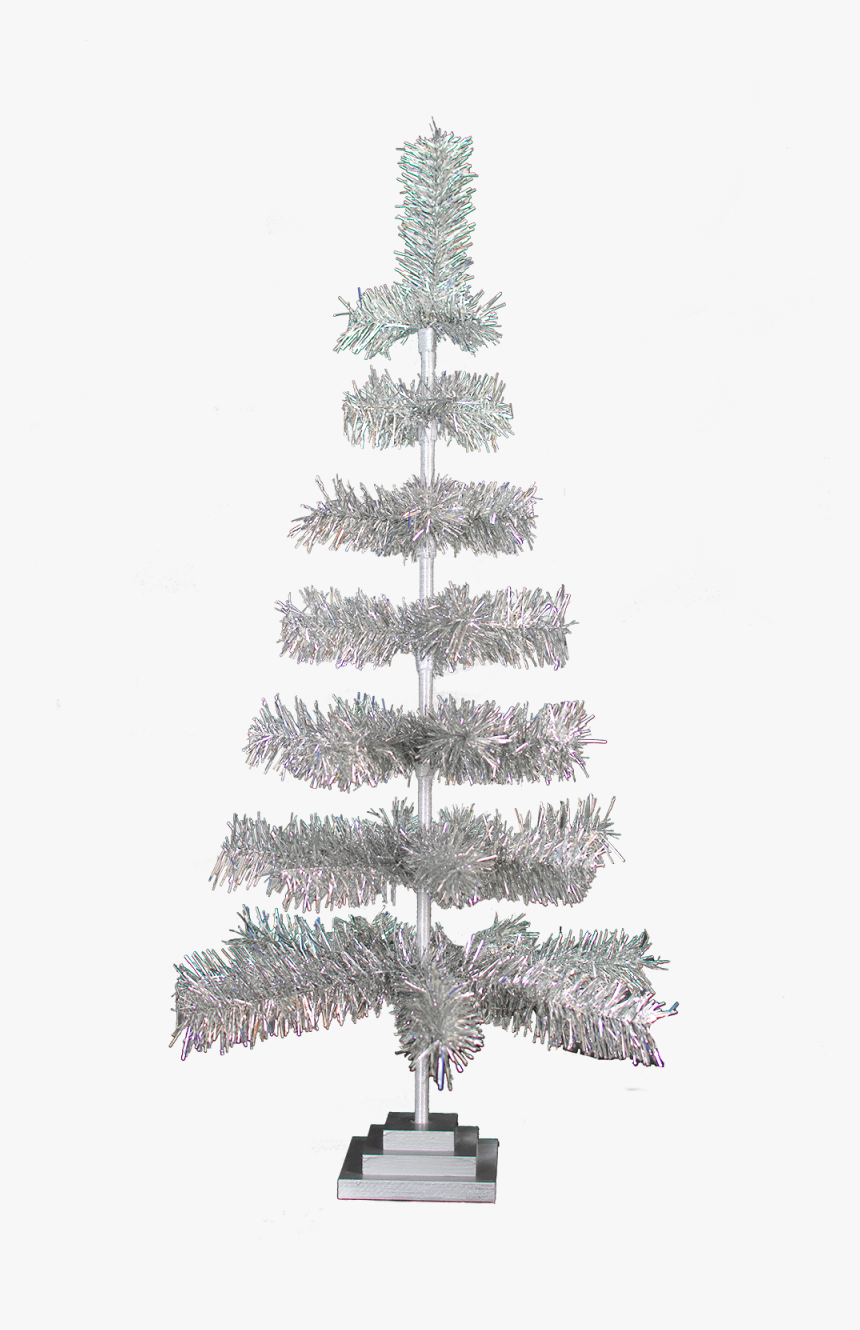 Tinsel Christmas Tree Vector, HD Png Download
