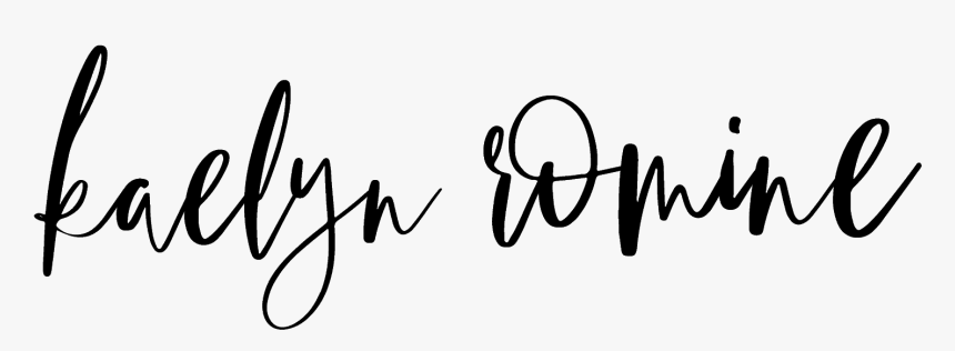 Kaelyn Romine - Calligraphy, HD Png Download