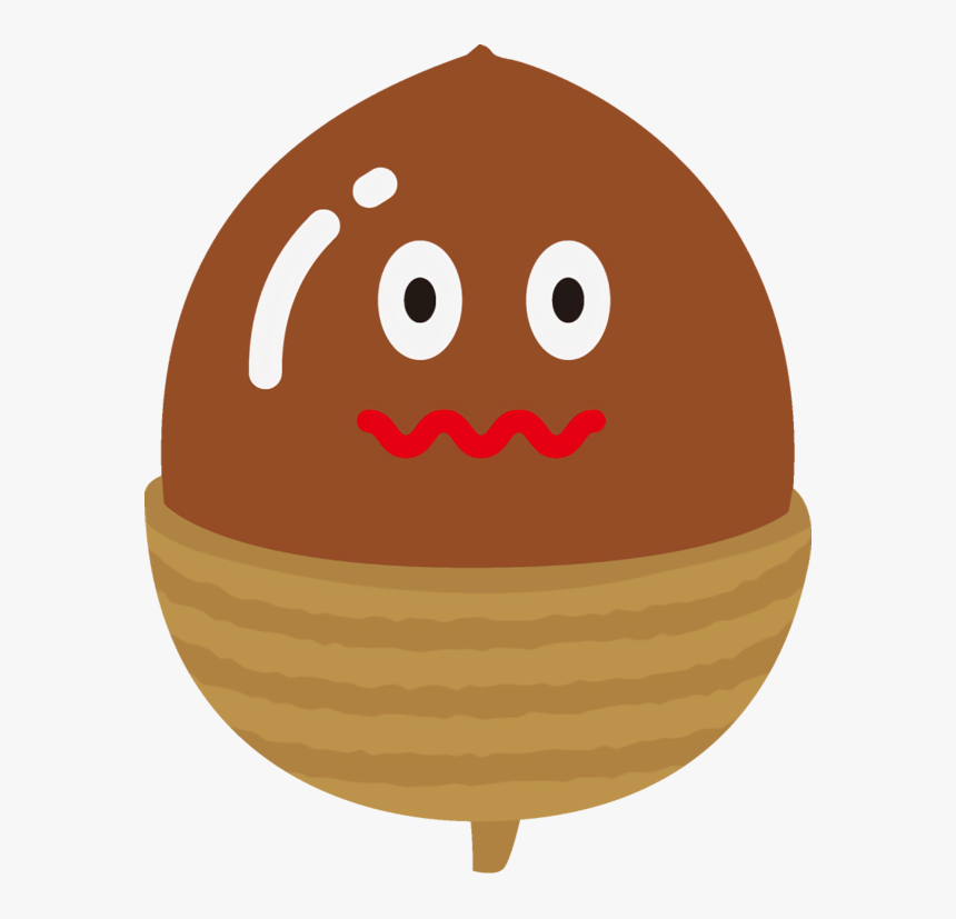 Thanksgiving Cartoon Smile Food For Acorns, HD Png Download