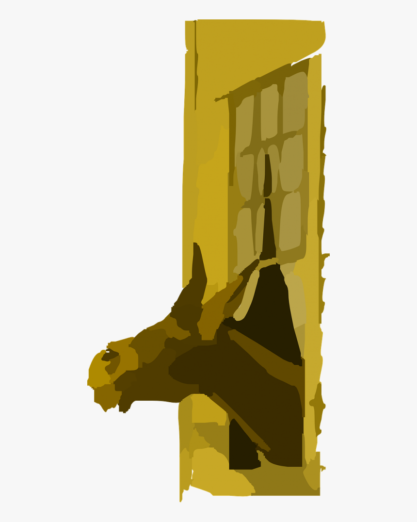 Donkey Window Head Free Photo - L Âne A La Fenetre, HD Png Download