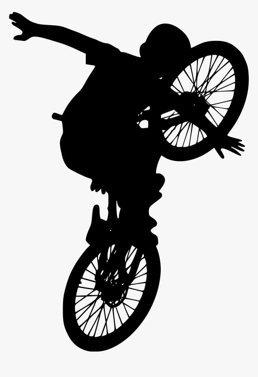 Transparent Bmx Silhouette, HD Png Download