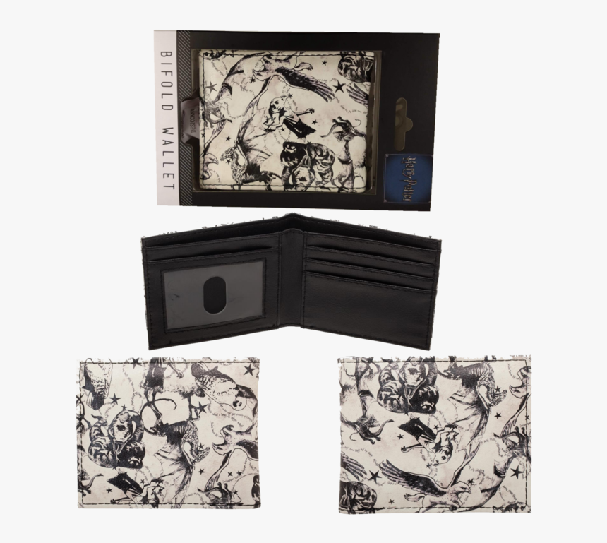 Harry Potter Creature Aop Bi Fold Wallet - Wallet, HD Png Download