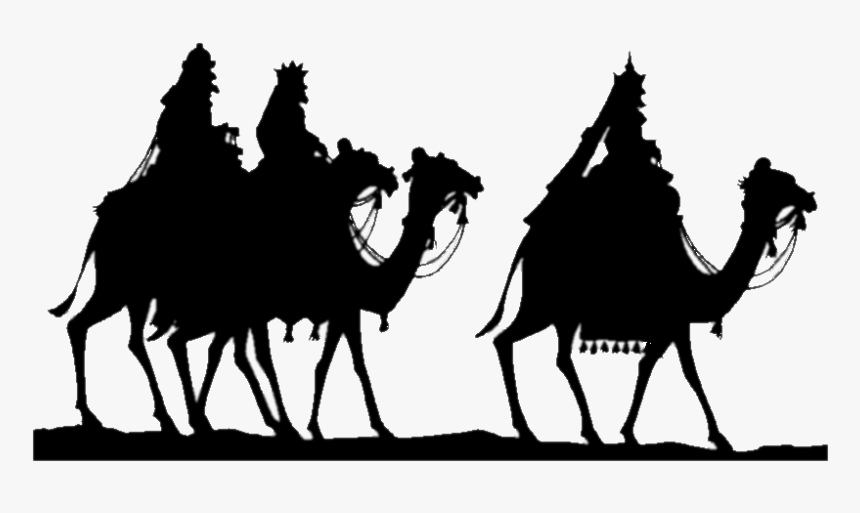 Epiphany Three Kings Silhouette - Three Wise Men, HD Png Download