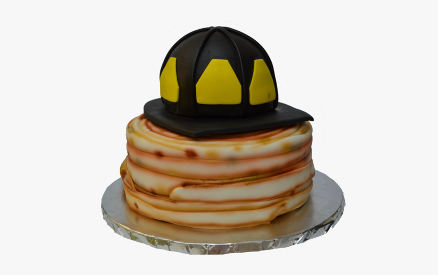Firefighter Helmet And Hose Cake Toronto - Bánh, HD Png Download